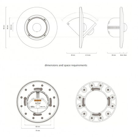DALI recessed / surface light and status sensor
