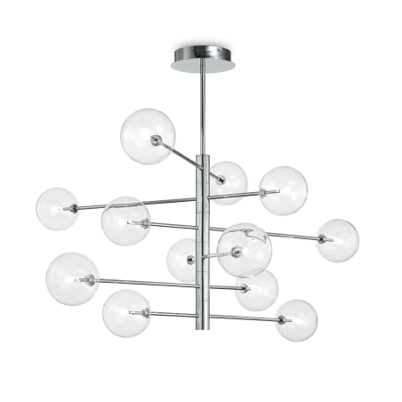 Suspended luminaire Equinoxe Sp12 Cromo 200118            - 1