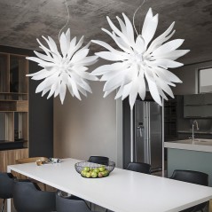 Suspended luminaire Leaves Sp8 Bianco 111957          