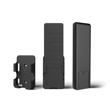 LED lighting control system remote control, 4 zone, black