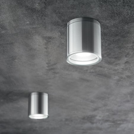 Ceiling luminaire Gun Pl1 Alluminio 92324          