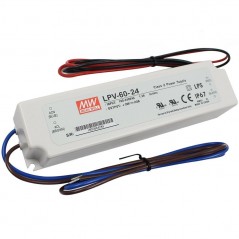 Switching power supply 24V 2.5A 60W IP67 Mean Well         - 1