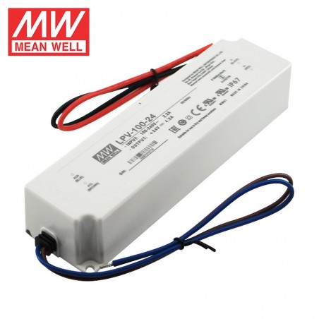 Switching power supply 12V 8.5A 100W IP67 Mean Well
