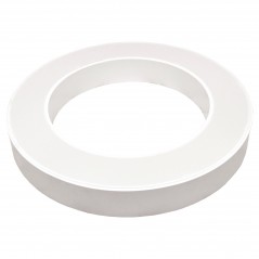 Surface / Suspended on cables ring shaped LED luminaire 30W White