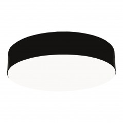 Surface / Suspended on cables round LED luminaire 40W Black