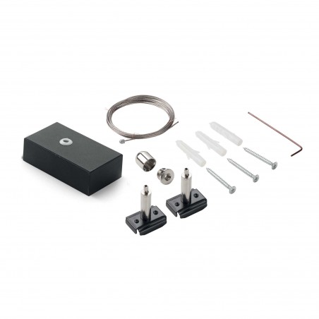 Pakabinimo Rinkinys Ego Kit Single Steel Cable 2 Mt + Bk Ceiling Cup  - 1