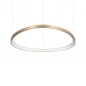 Suspended luminaire GEMINI SP D81 OTTONE             