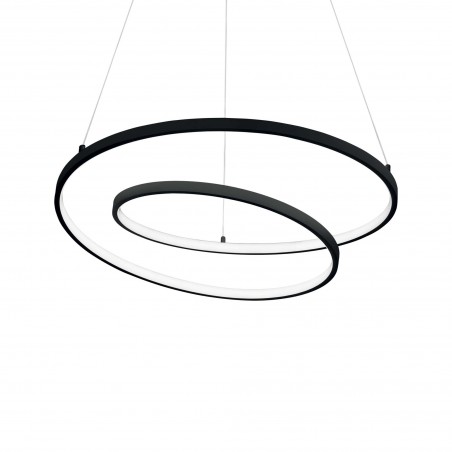 Suspended luminaire OZ SP D80 NERO               - 1