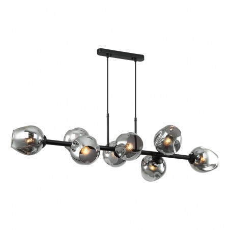 Suspended luminaire PND-30843-8 BK+SG  - 1