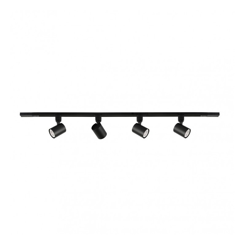 Surface track with 4 luminaires TRL-2071-4T-15-BL            - 1