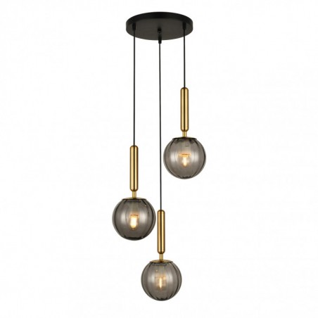 Suspended luminaire PND-2324-3A BRO+SG  - 1