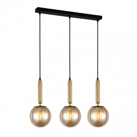 Suspended luminaire PND-2324-3L BRO+AMB  - 1