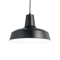Suspended luminaire Moby Sp1 Nero 93659            - 1