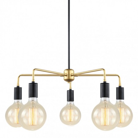 Suspended luminaire MDM3386/5 BK+GD              - 1