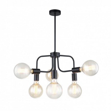 Suspended luminaire MDM-3678/6 BK              - 1