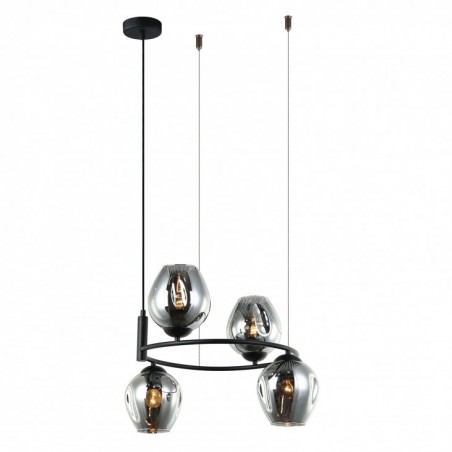 Suspended luminaire MDM-4045-4 BK+SG  - 1