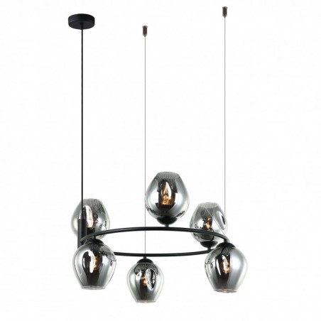 Suspended luminaire MDM-4045-6 BK+SG              - 1