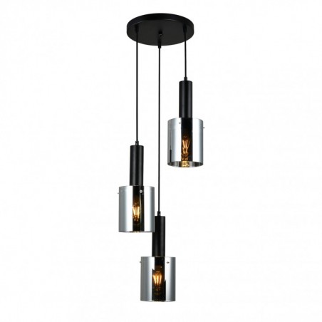 Suspended luminaire PND-5581-3A-BK+SG               - 1