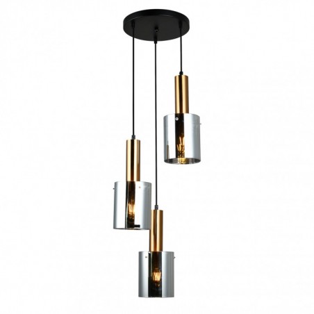 Suspended luminaire PND-5581-3A-BRO+SG               - 1