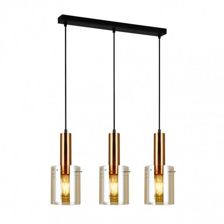 Suspended luminaire PND-5581-3-BRO+AMB               - 1