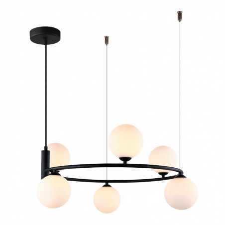 Suspended luminaire MDM-3974/6 BK              - 1