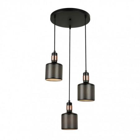 Suspended luminaire PND-2439-3-BK               - 1