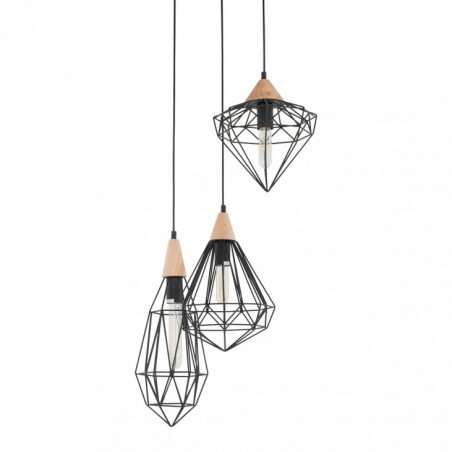 Suspended luminaire MDM-2591/3 BK  - 1