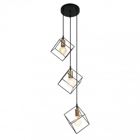 Suspended luminaire MDM-4244/3 BK+BRO              - 1