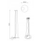 Ceiling Luminaire JING 12W, 3000K