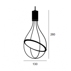 Magnetic suspended luminaire 7.034A01000, OLED 3W, 3000K         