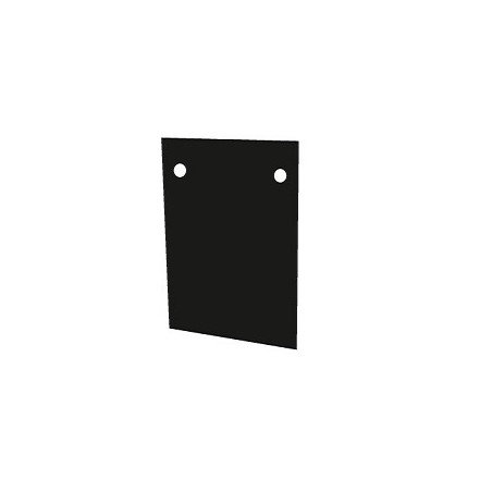 Blanking panel for magnetic track SM black  - 1