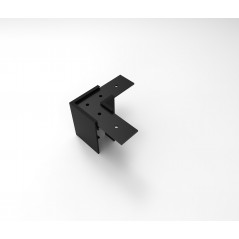 Track S20 90° angle connection element, black  - 1