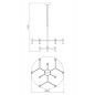 Ceiling Luminaire JING 48W, 3000K           