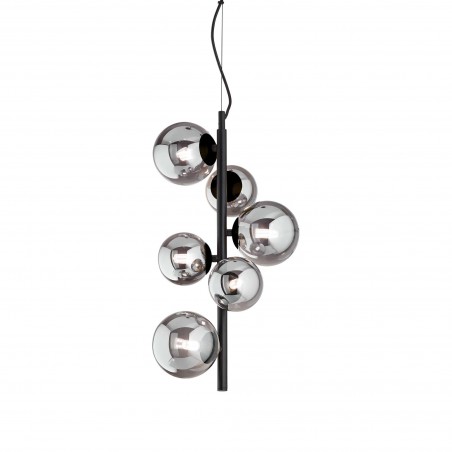 Pendant luminaire PERLAGE SP6 NERO          - 1