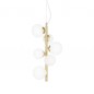 Pendant luminaire PERLAGE SP6 OTTONE         