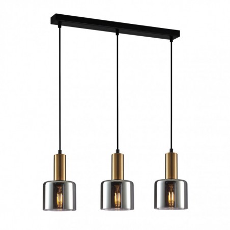 Suspended luminaire PND-65342-3-BRO+SG  - 1