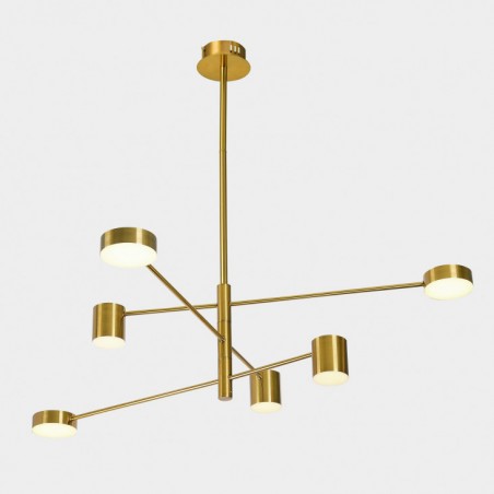 Suspended luminaire PND-16374-6-COP-GD-4K  - 1