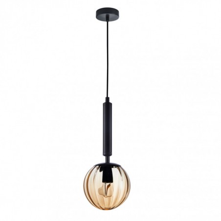 Suspended luminaire PND-2324-1 BK+AMB  - 1