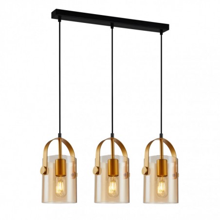 Suspended luminaire PND-32453-3-GD+AMB  - 1