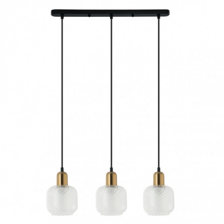 Suspended luminaire PND-67594-3-BRO+CL  - 1
