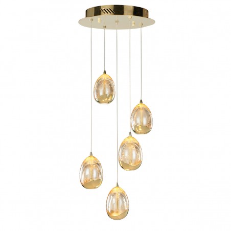 Suspended-ceiling luminaire  PND-22112132-5A-CHPN  - 1