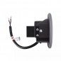 Wall Recessed Luminaire   AZYL LED C 1,6W GREY 4000K