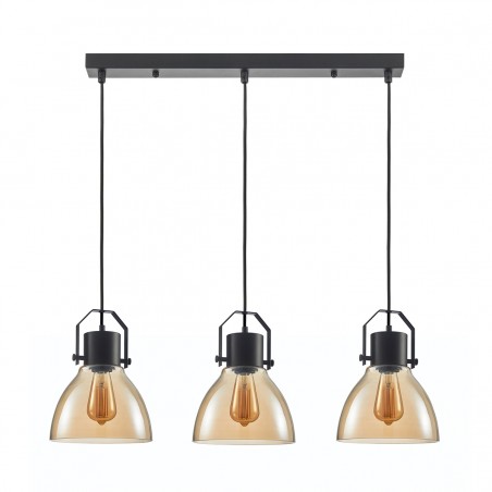 Hanging lamp PND-22371-3-BK+AMB  - 1