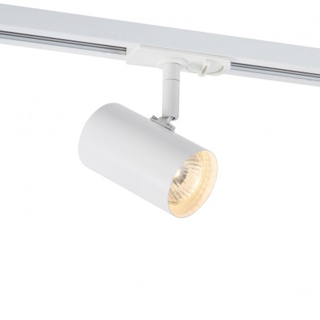 The lamp is mounted on a track 920003-1-WH - 1