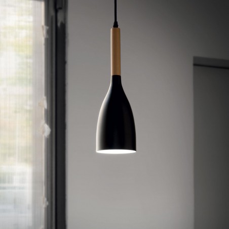 Suspended luminaire Manhattan Sp1 Nero 110752          