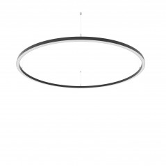 Žiedo formos šviestuvas 48W Slim juodas Diametras 1270mm  - 1