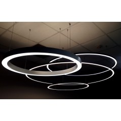 Žiedo formos šviestuvas baltas diametras 1780mm  - 1