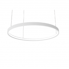 Ring shaped luminaire shining inward  75W white diameter 1190mm  - 1
