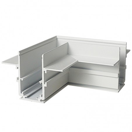 Track R20-2 90° angle connection element, white  - 1