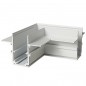 Track R20-2 90° angle connection element, white